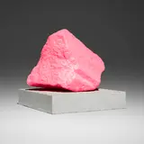 Small Pink Mountain by Ugo Rondinone, 2016, painted stone, concrete, sold Jan 2026