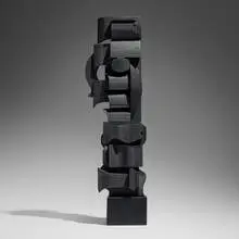 Louise Nevelson, Small Column XVIII, c. 1972, painted wood construction