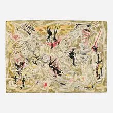 Alfonso A. Ossorio, Untitled, 1949, watercolor, graphite, ink and wax on paper