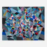 Improvisation, Cool Jazz by George Lovett Kingsland Morris, 1950, oil on board, sold Jan 2026