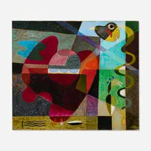 Werner Drewes, Untitled (#391), 1944, oil on canvas