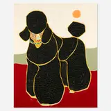 Susumu Kamijo, He Always Comes in Windy Days, 2020, flashe vinyl paint on canvas