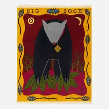 Dale Gottlieb, Big Dog II, hand-knotted wool