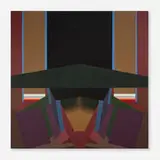 George Mueller, Hotel Coney Island, 1975, acrylic on canvas