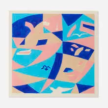 George Vranesh, Study for Offshore Breeze, 1995, acrylic and graphite on paper