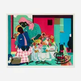Romare Bearden, Morning (Carolina Morning), 1979, lithograph in colors on Somerset