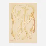 Alexander Archipenko, Bathers, 1950, lithograph
