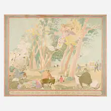 Philip Connard, As the Dove to the Ark, so the Artist to the Passenger (poster), 1930, lithograph in colors