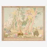 Philip Connard, As the Dove to the Ark, so the Artist to the Passenger (poster), 1930, lithograph in colors