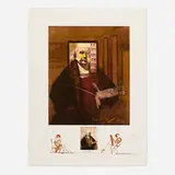 Rembrandt - Portrait du peintre par lui-même (from the Changes in Great Masterpieces portfolio) by Salvador Dalí, 1974, lithograph on paper, sold Jul 2024