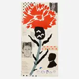 Donald Baechler, Thistle, 1999, lithograph in colors