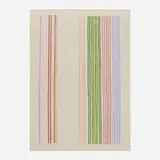 Gene Davis, Royal Curtain, 1980, screenprint in colors on Arches