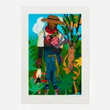 Romare Bearden, The Lantern, 1979, lithograph in colors