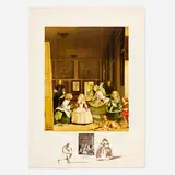 Velázquez - Les ménines (from the Changes in Great Masterpieces portfolio) by Salvador Dalí, 1974, lithograph in colors with remarque on BFK Rives, sold Jul 2024