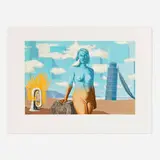 Le domaine enchanté (from the Les enfants trouvés de Magritte portfolio) by René Magritte, 1968, lithograph in colors, sold Jul 2024