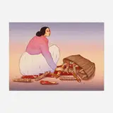 R. C. Gorman, Corn Woman, 1986, lithograph in colors