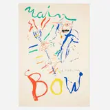 Willem de Kooning, Rainbow: Thelonious Monk, Devil at the Keyboard, c. 1972-76, lithograph in colors on BFK Rives