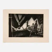 Wanda Gág, Evening, 1928, lithograph on BFK Rives
