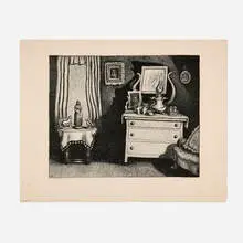 Wanda Gág, Grandma's Parlor, 1930, lithograph