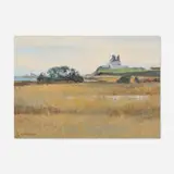 Alexander Farnham, By the Shore, oil on canvas board