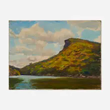 Robert Emmett Owen, Franconia Notch, N.H., oil on canvas