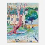 Joseph Barrett, House in Buckingham, oil on canvas board