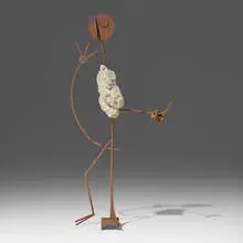 Paul Kasper, Untitled, c. 1968, welded steel, concrete