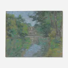 Edge of the Lake by Charles S. Kaelin, pastel on paper, sold Jun 2024