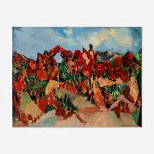 Keith Martin, Landscape with Rocks, 1950, oil on canvas