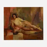 George Luks, Reclining Nude