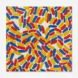 Michael Peter Cain, Cosmic Primaries, 1978, acrylic on fiberglass