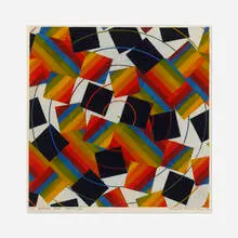 Michael Peter Cain, Binding and Unloosing (19.6), 1978, airbrushed gouache on paper
