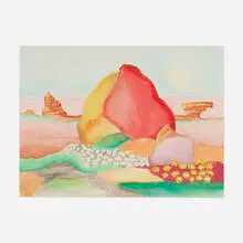 Thomas Gaughan, Landscape II, 1982, watercolor on Arches
