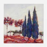 Sandra MacDiarmid, Outside Roma, oil on canvas