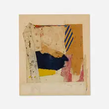 Morris Barazani, Untitled, 1969, mixed media collage on paper