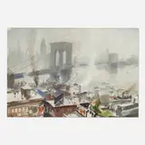 John Whorf, East River Rain