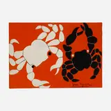 Jan Yoors, Two Crabs, gouache on paper