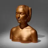 Jacques Schnier, Mrs. Harry C. Hill, c. 1935, painted terracotta