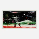Eliezer Sonnenschein, Freedom My Ass, acrylic on paper laid to wood