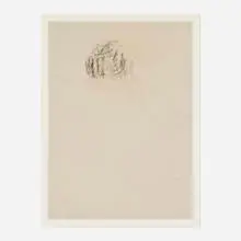 Bather by Stanley Boxer, 1971, graphite on paper, sold Jun 2024