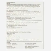 Jaya Howey, AR141 Materials List, 2016, oil on canvas