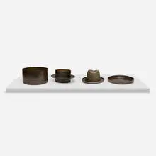Formal Wear by Annette Lemieux, 1987, bronze in four parts, sold May 2025