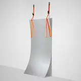 Virginia Overton, Untitled (Echo), 2012, acrylic mirror and ratchet straps