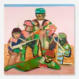 Carla Busuttil, Boss Boys, 2011, oil on linen