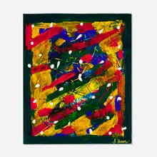 Stanley Boxer, Untitled, 1979, mixed media on canvas