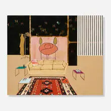 Echo Eggebrecht, The Samurai, 2008, oil on panel