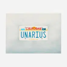 Kaz Oshiro, California Souvenir (UNARIUS), 2006, airbrush on Aquarelle Arches
