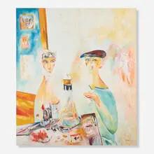 John Bellany, Bells Afore Ye Go, 1985, oil on canvas