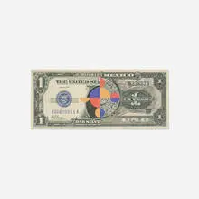 Gabriel Orozco, Oroxxo Dollar (double-sided), 2017, offset lithograph in colors