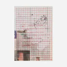 Mandy El-Sayegh, Untitled, 2016, screenprint, red ink and oil on newsprint